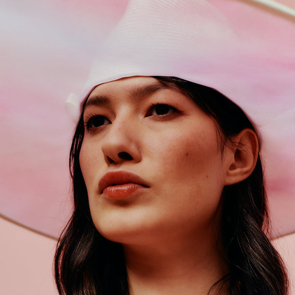 wide brim coloured fedora