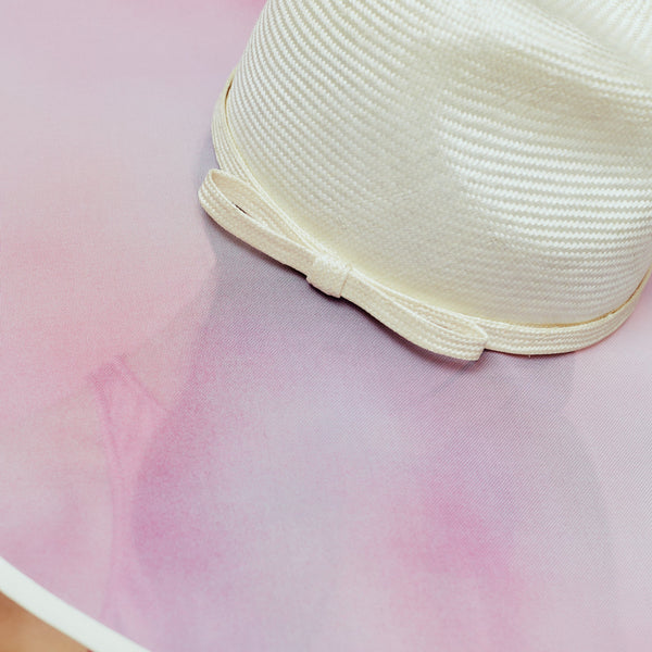wide brim coloured fedora