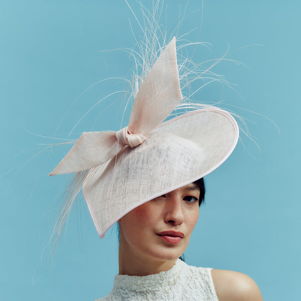 Madeleine Pale Pink Slice Hat
