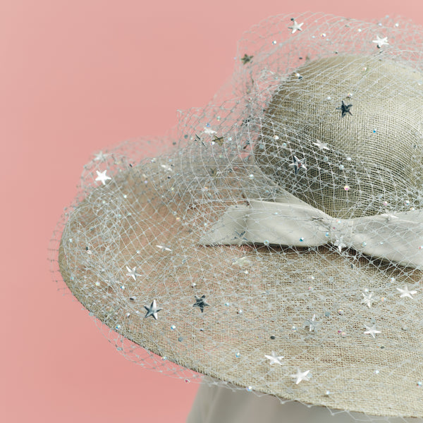 Brentano Silver Wide Brim Hat
