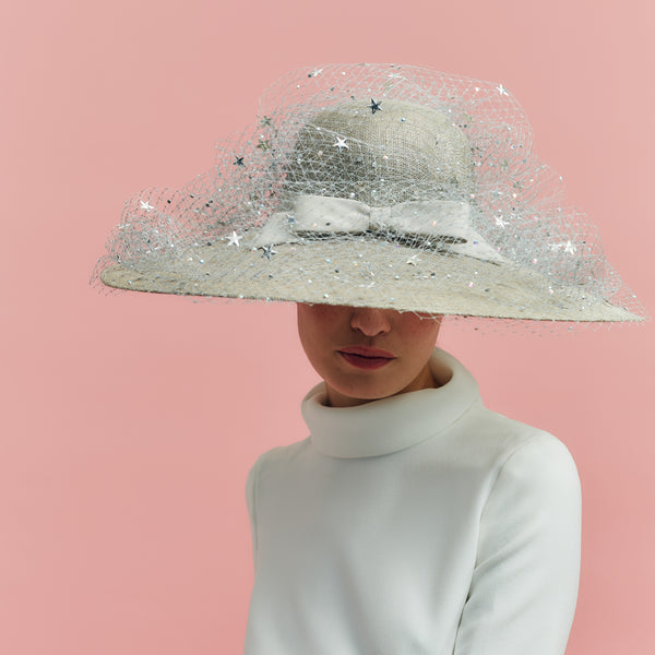 Brentano Silver Wide Brim Hat