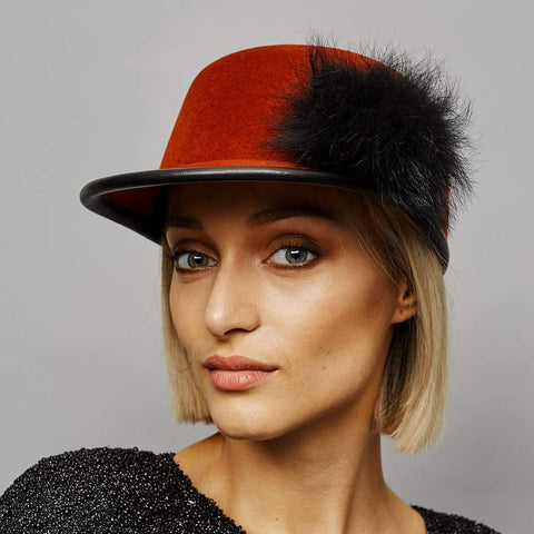 Orbit Cap - Awon Golding Millinery