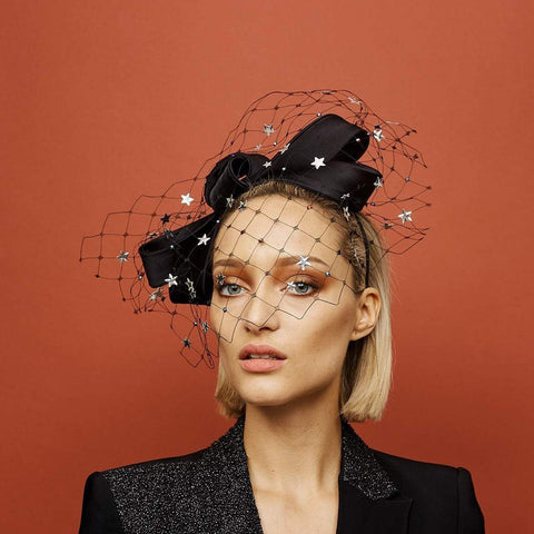 Pulsar Headpiece - Awon Golding Millinery