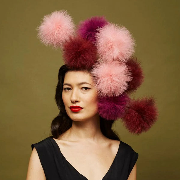 Murano Headpiece - Awon Golding Millinery