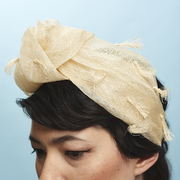 Baby Love Headband Natural - Awon Golding Millinery