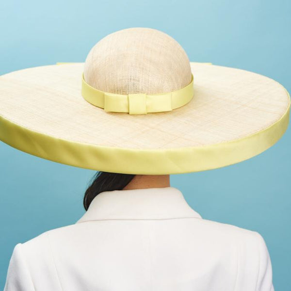 Spanish Harlem Hat Yellow - Awon Golding Millinery