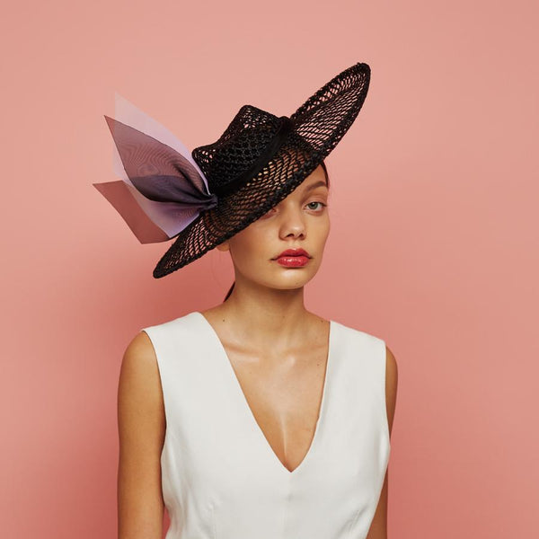 Newton picture hat - Awon Golding Millinery