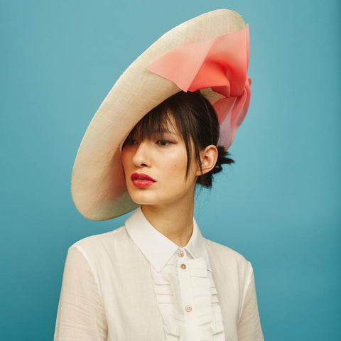 Verve slice hat - Awon Golding Millinery