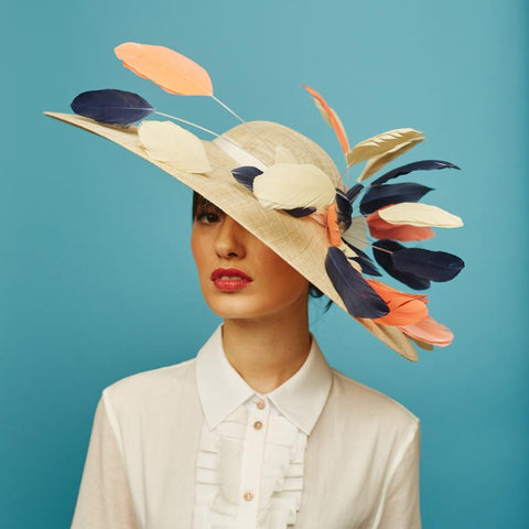 Peppy east-west hat - Awon Golding Millinery