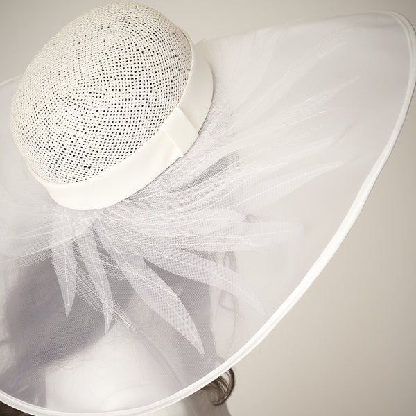 Saint-Tropez Ivory White Sun Hat
