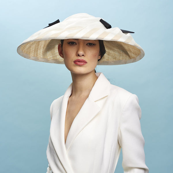 Mi Amore East-West Hat - Awon Golding Millinery